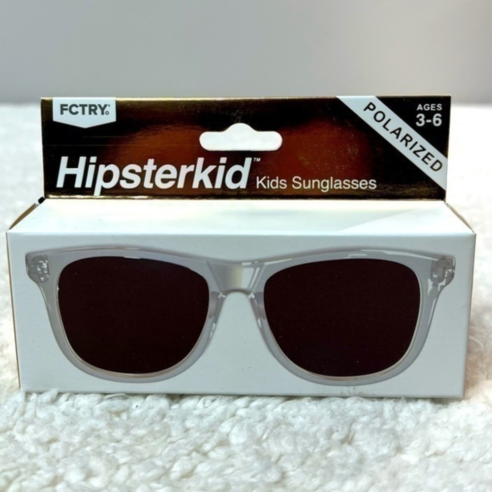 FCTRY “Hipsterkid Clear Polarized Wayfarers Baby Sunglasses